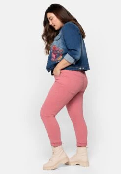 Schmale Twill-Hose In Samtig-weicher Qualität -Sommertraum Mode 14196002023 04884 02 SH