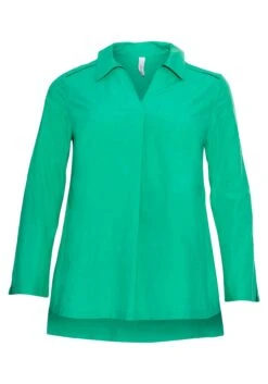 Sheego Tunika Mit Lochmuster Und Blusenkragen -Sommertraum Mode 14199101515 049SC 00 SH