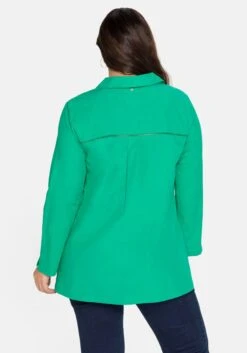 Sheego Tunika Mit Lochmuster Und Blusenkragen -Sommertraum Mode 14199101515 049SE 02 SH