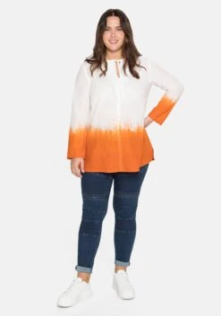 Sheego Tunika Mit Batikdruck Und Bindebändern -Sommertraum Mode 14199200429 049NH 02 SH