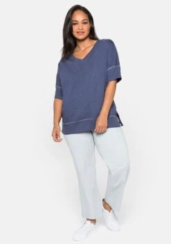 Sheego Joggpants Ingerader Form, Mit Eingrifftaschen -Sommertraum Mode 14211300108 048D6 02 SH