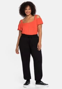 Sheego Strandhose Im Joggpants-Stil, Mit Gesmoktem Bund 14 Sheego Strandhose Im Joggpants-Stil, Mit Gesmoktem Bund -Sommertraum Mode 14214600289 049QZ 02 SH