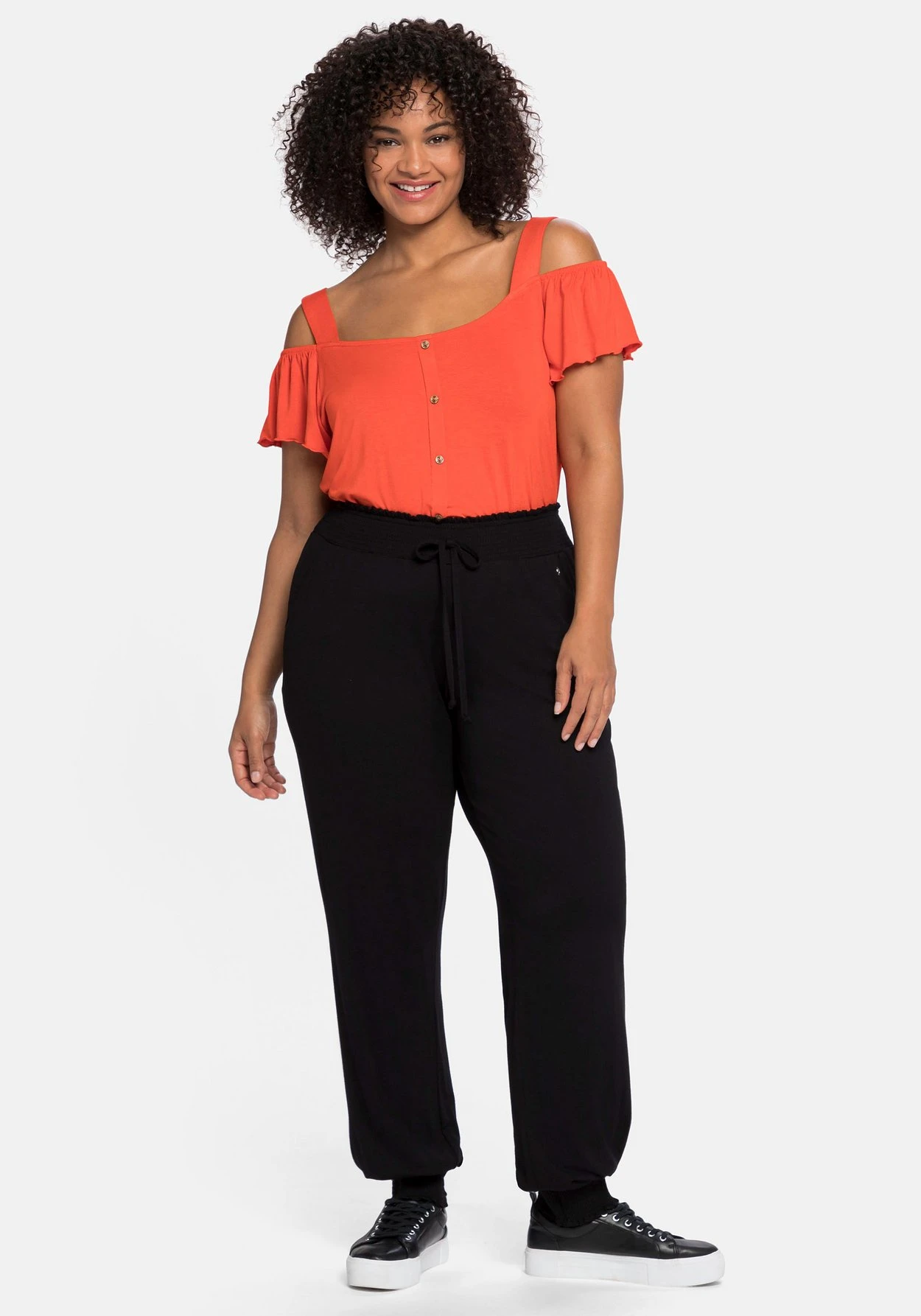 Sheego Strandhose Im Joggpants-Stil, Mit Gesmoktem Bund 7 Sheego Strandhose Im Joggpants-Stil, Mit Gesmoktem Bund – Bild 5