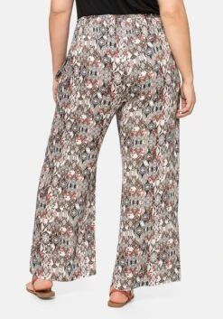 Sheego Weite Strandhose Mit Smokbund, Elastisch -Sommertraum Mode 14221902004 04A06 00 SH