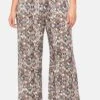 Sheego Weite Strandhose Mit Smokbund, Elastisch