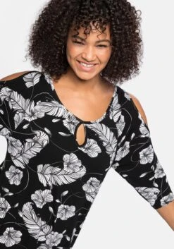 Sheego Strandset Aus Longshirt Und Caprileggings 17 Sheego Strandset Aus Longshirt Und Caprileggings -Sommertraum Mode 14231500404 04A0X 02 SH