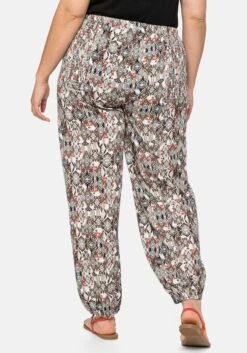 Sheego Strandhose Mit Seitlichen Smok-Einsätzen -Sommertraum Mode 14234802004 049XJ 00 SH