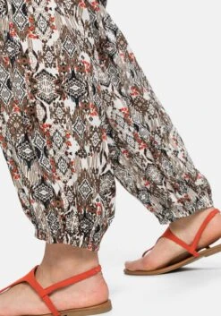 Sheego Strandhose Mit Seitlichen Smok-Einsätzen -Sommertraum Mode 14234802004 049XO 00 SH