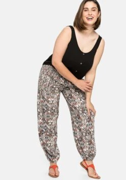 Sheego Strandhose Mit Seitlichen Smok-Einsätzen -Sommertraum Mode 14234802004 049XP 00 SH