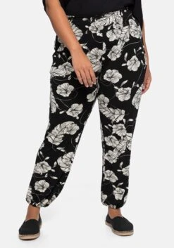 Sheego Strandhose Im Joggpants-Stil, Mit Alloverprint