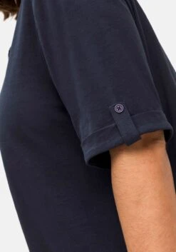 Sheego Longshirt Mit Geschlitztem Ausschnitt -Sommertraum Mode 14258900035 04L5N 02 SH