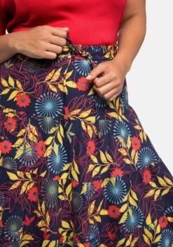 Stufenrock Mit Alloverdruck, In Schlupfform -Sommertraum Mode 14311700452 04AJ3 02 SH