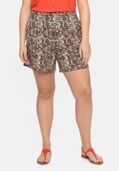 Sheego Strandshorts Mit Weitem Bein Und Breitem Smokbund 17 Sheego Strandshorts Mit Weitem Bein Und Breitem Smokbund -Sommertraum Mode 14335702004 04AN4 00 SH