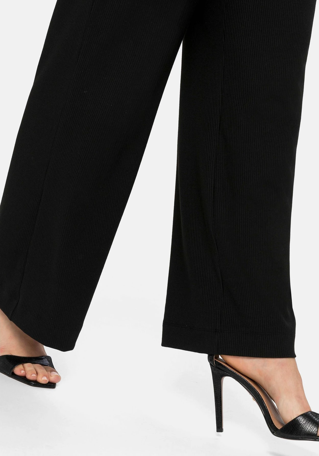 Sheego Weite Hose Mit Elastischem Bund, In Rippqualität 9 Sheego Weite Hose Mit Elastischem Bund, In Rippqualität – Bild 7