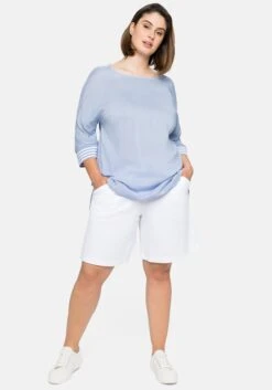 Sheego Shorts In Piqué-Qualität, Mit Schlupfbund -Sommertraum Mode 14372100010 04B1P 02 SH