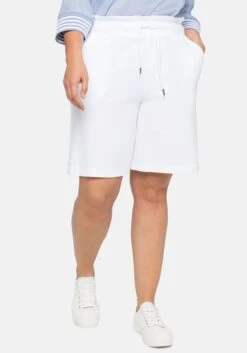Sheego Shorts In Piqué-Qualität, Mit Schlupfbund -Sommertraum Mode 14372100010 04B1S 02 SH