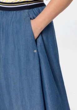 Sheego Rock In Jeans-Optik, In Ausgestellter Form 12 Sheego Rock In Jeans-Optik, In Ausgestellter Form -Sommertraum Mode 14395000328 04CDA 02 SH