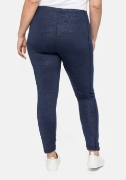 Sheego Leggings Mit Animalprint Und Ziernähten -Sommertraum Mode 14395400452 04C1Q 02 SH