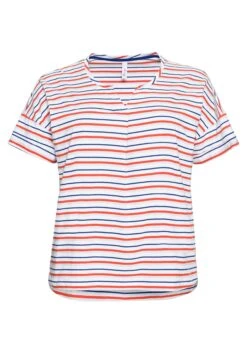 Sheego Shirt Mit Garngefärbten Ringeln 10 Sheego Shirt Mit Garngefärbten Ringeln -Sommertraum Mode 14400501915 04DQN 00 SH