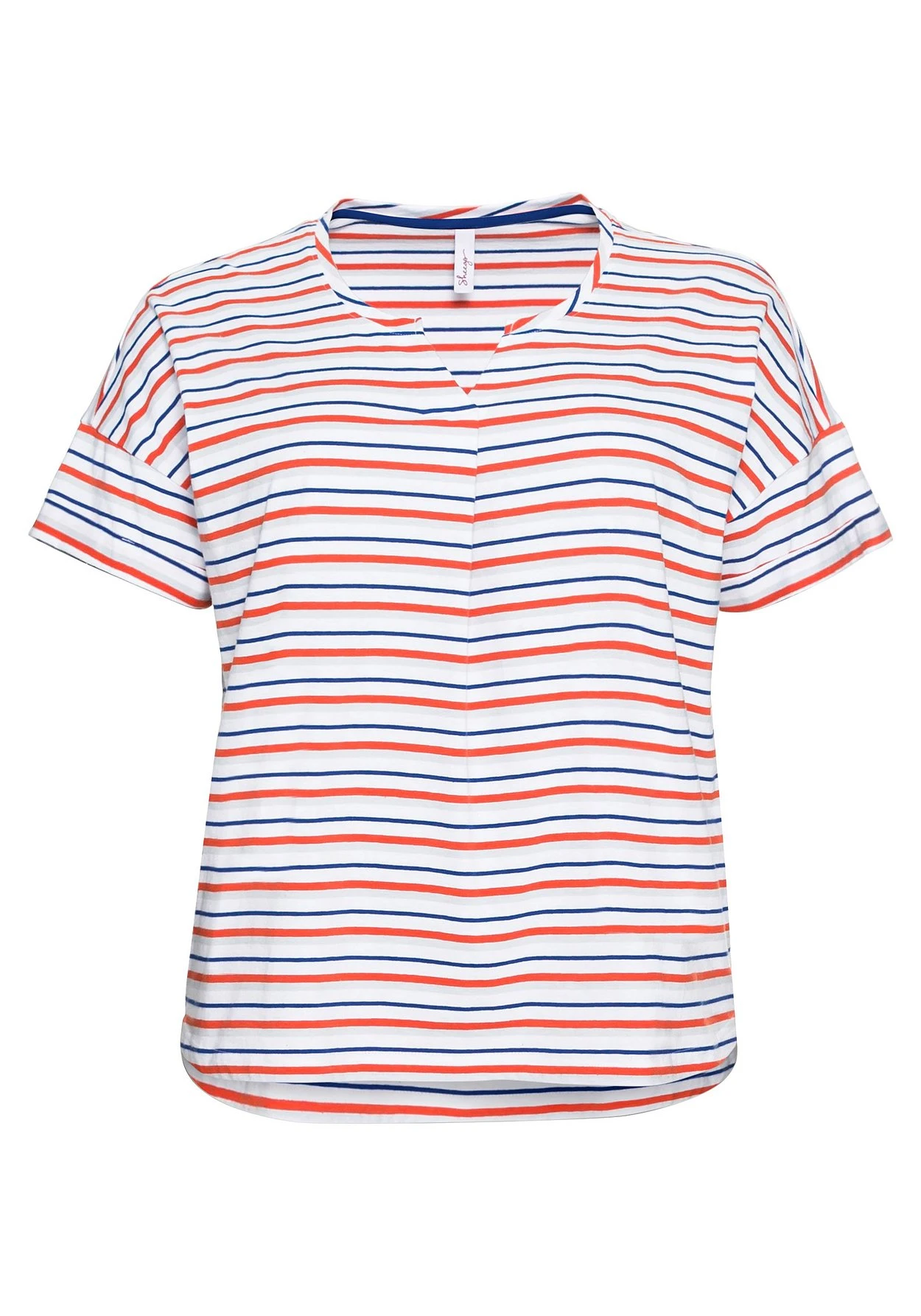 Sheego Shirt Mit Garngefärbten Ringeln 5 Sheego Shirt Mit Garngefärbten Ringeln – Bild 3