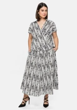 Sheego Midirock In Schlupfform Und A-Linie