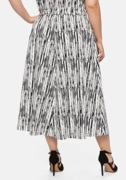 Sheego Midirock In Schlupfform Und A-Linie -Sommertraum Mode 14404000429 04DBY 02 SH