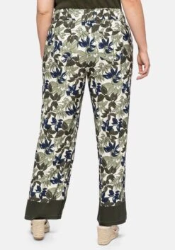 Sheego Weite Hose Mit Alloverdruck Und Schlupfbund -Sommertraum Mode 14404400006 04CGX 02 SH