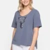 Sheego Shirt Im Trachtenlook, Mit Pailletten -Sommertraum Mode 14405300024 04CS8 02 SH