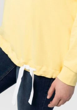 Sheego Sweatshirt Mit Frontdruck Und Kontrast-Rundhals -Sommertraum Mode 14412801757 04CWB 02 SH