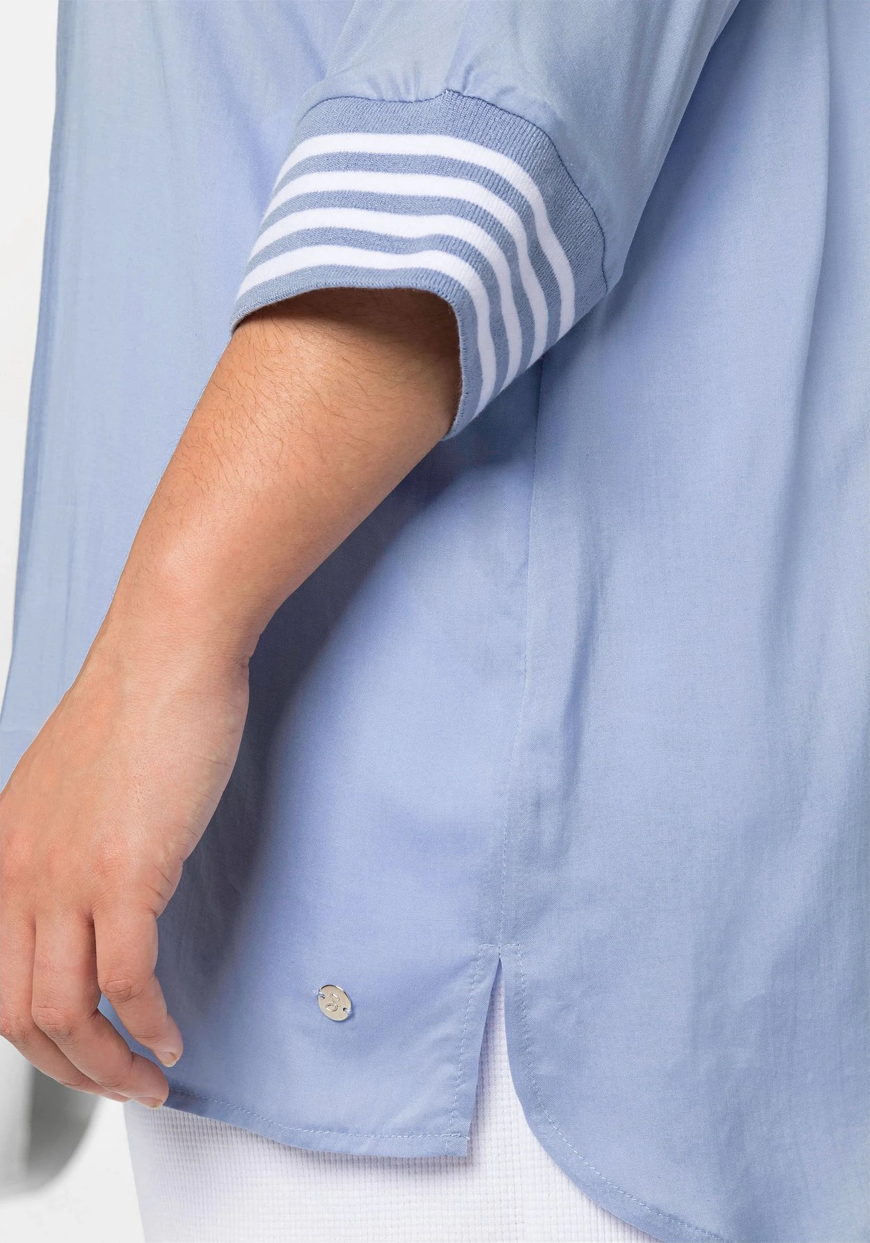 Sheego Tunika Mit 3/4-Arm, Leicht Transparent 7 Sheego Tunika Mit 3/4-Arm, Leicht Transparent – Bild 5