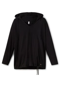 Sheego Kapuzenshirt Mit Tunnelzug Am Saum -Sommertraum Mode 14456800289 04F3Z 00 SH