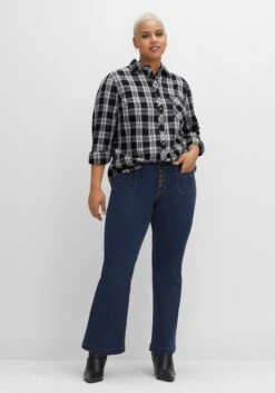 Hemdbluse Im Karomuster Mit Brusttasche 11 Hemdbluse Im Karomuster Mit Brusttasche -Sommertraum Mode 14457501648 04F4A 02 SH