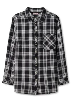 Hemdbluse Im Karomuster Mit Brusttasche 10 Hemdbluse Im Karomuster Mit Brusttasche -Sommertraum Mode 14457501648 04F4D 00 SH