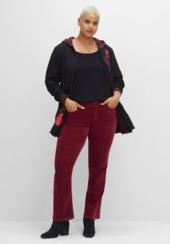 Gerade Samthose In Weicher, Elastischer Qualität -Sommertraum Mode 14457600265 04F0B 02 SH