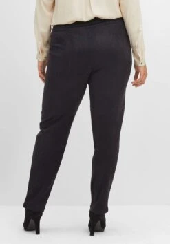 Sheego Joggpants Aus Velourslederimitat, Mit Ziernaht Vorn -Sommertraum Mode 14464600289 04ESU 02 SH