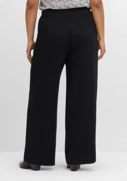 Sheego Weite Hose Mit Bundfalten, Knitterarm -Sommertraum Mode 14464700289 04EX5 02 SH