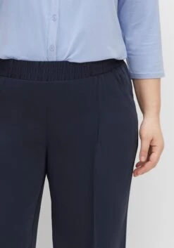 Sheego Weite Hose Mit Gummizugbund Und Bundfalten -Sommertraum Mode 14464800035 04EUO 02 SH