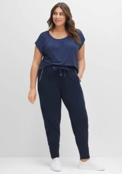 Sheego Joggpants Mit Breitem Saumbündchen -Sommertraum Mode 14466100035 04EU2 02 SH