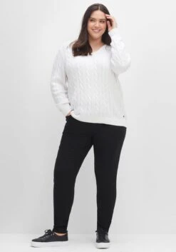 Sheego Skinny Twillhose Mit Gummibund -Sommertraum Mode 14497100289 04GCD 02 SH