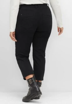 Sheego Schmale Twill-Hose In 7/8-Länge, Mit Zipper-Details -Sommertraum Mode 14497300289 04GHI 02 SH