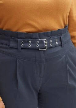 Sheego Hose Im Mom-Fit, Mit Paperbagbund Und Gürtel -Sommertraum Mode 14506300035 04GJG 02 SH