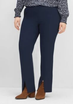 Sheego Bengalin-Hose Mit Schlitzen Vorn Am Saum