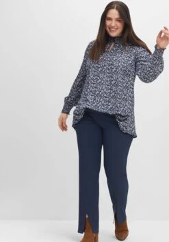 Sheego Bengalin-Hose Mit Schlitzen Vorn Am Saum 17 Sheego Bengalin-Hose Mit Schlitzen Vorn Am Saum -Sommertraum Mode 14506500035 04GIU 02 SH