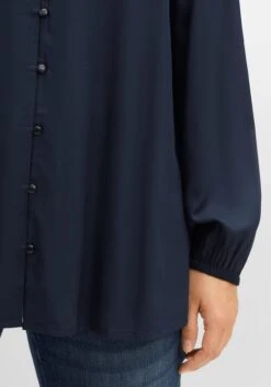 Sheego Bluse Mit Smok- Ausschnitt Und Lochmusterdetails 13 Sheego Bluse Mit Smok- Ausschnitt Und Lochmusterdetails -Sommertraum Mode 14507600035 04G89 02 SH