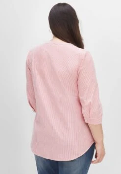 Sheego Tunika Mit Streifen Und 3/4-Arm, In Leichter Qualität -Sommertraum Mode 14507801779 04GBW 02 SH