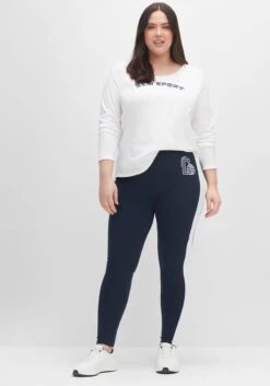 Sheego Leggings Im College-Stil, In Knöchellänge -Sommertraum Mode 14526100035 04H80 02 SH