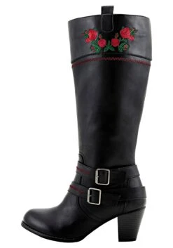 Weitschaftstiefel Im Cowboy-Stil, Mit Blumenstickerei -Sommertraum Mode 14528600289 04GXW 00 SH