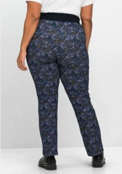 Sheego Leggings Mit Blumendruck, In Bootcut-Form -Sommertraum Mode 14531000347 04KQ8 02 SH