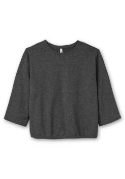 Sheego Sweatshirt Mit Gummibund Und 7/8-Ärmeln -Sommertraum Mode 14544601800 04KF4 01 SH