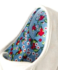 Sneaker Aus Canvas Mit Geblümtem Innenfutter -Sommertraum Mode 14544700010 03 SH